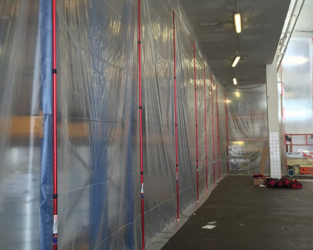 Stofwand 5,5 m hoog Verstegen